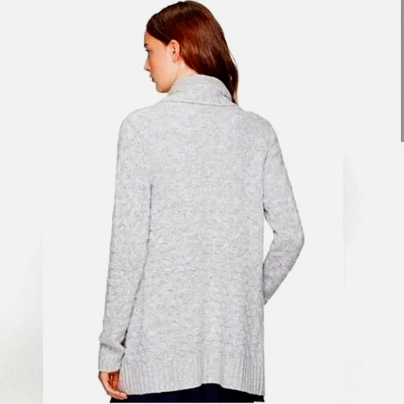 Aritzia Talula  Greenpoint Open Front Pocket Knit Cashmere Lambswool Cardigan - Picture 2 of 16